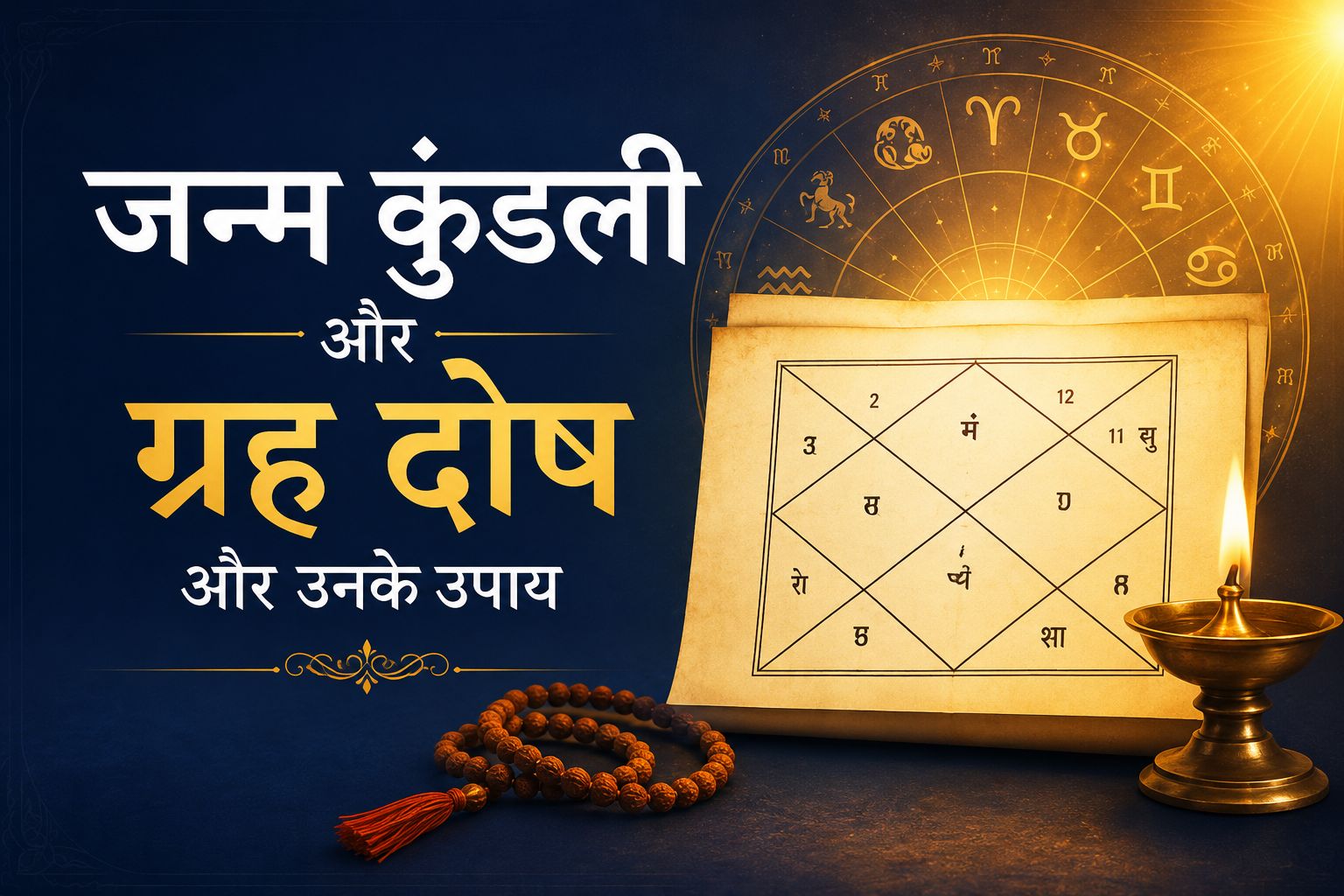 जन्म कुंडली और ग्रह दोष: क्या होते हैं और इनके प्रभावी उपाय